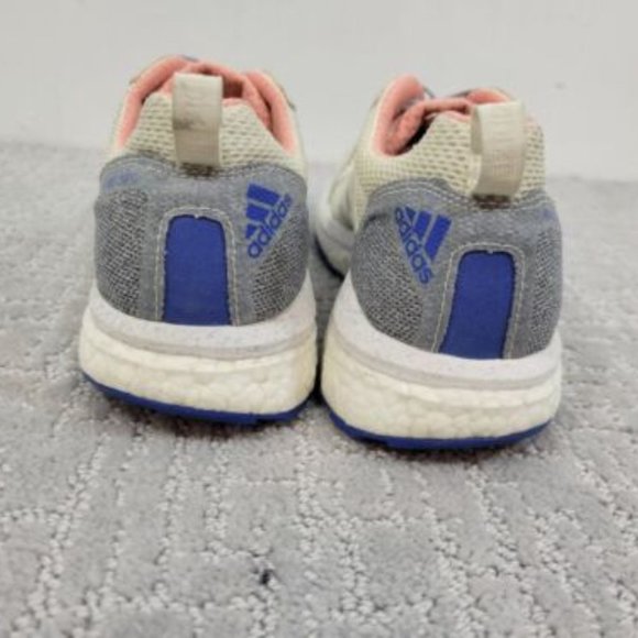 ADIDAS Adizero Tempo 9 Women's Size 8.5 White Blue Lace Up Running Shoes CP9498 - Picture 5 of 11